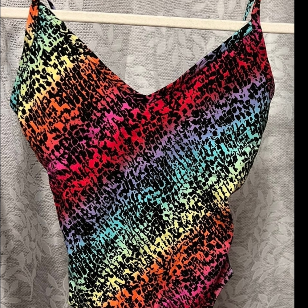 Multicolor PINK bodysuit NWT